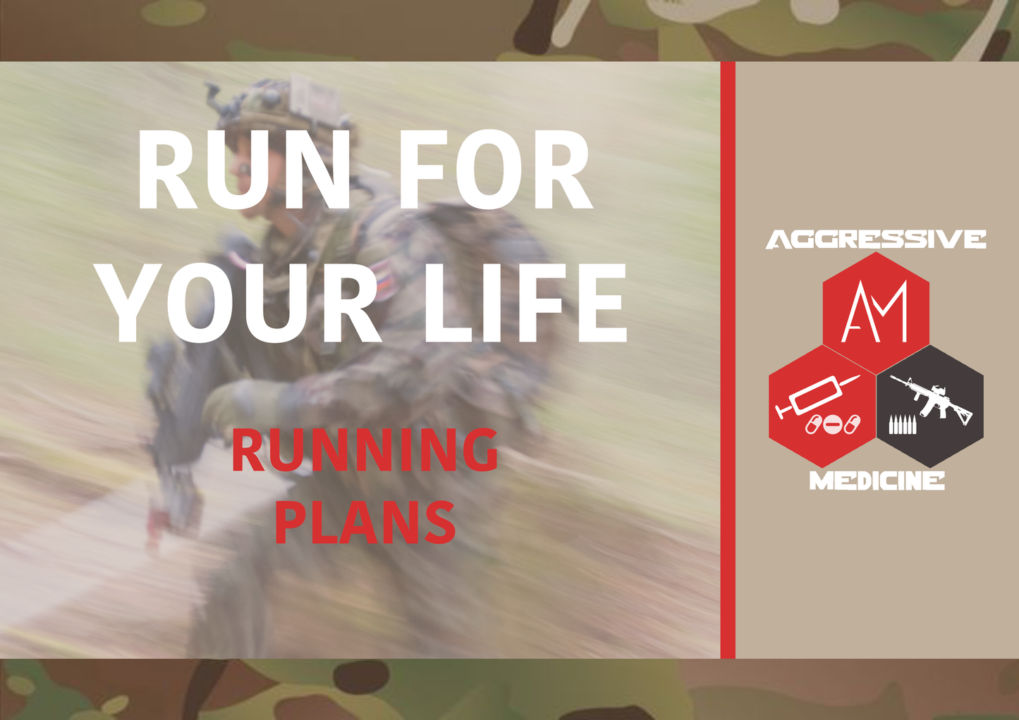 Run For Your Life Training Program - Aggressive Medicine